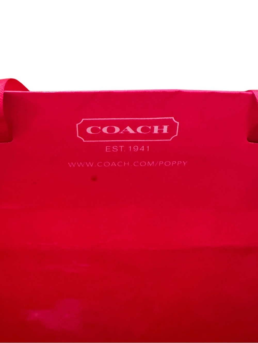 Coach Poppy collection paper shopping bag - Picture 4 of 9